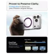 Spigen Ultra Hybrid MagSafe iPhone 17 Pro Max / 18 Pro Max tok, átlátszó-bordó
