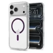 Spigen Ultra Hybrid MagSafe iPhone 17 Pro / 18 Pro tok, átlátszó-bordó