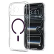 Spigen Ultra Hybrid MagSafe iPhone 17 Pro / 18 Pro tok, átlátszó-bordó
