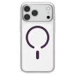 Spigen Ultra Hybrid MagSafe iPhone 17 Pro / 18 Pro tok, átlátszó-bordó