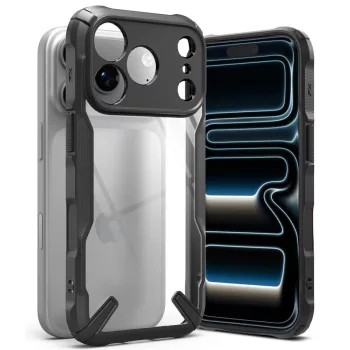 Ringke Fusion X iPhone 17 Pro Max / 18 Pro Max tok, fekete