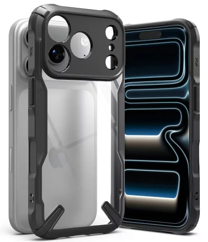 Ringke Fusion X iPhone 17 Pro Max / 18 Pro Max tok, fekete