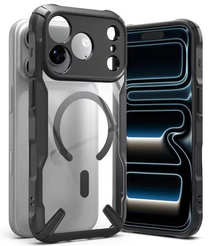 Ringke Fusion X Magnetic MagSafe iPhone 17 Pro Max / 18 Pro Max tok, fekete