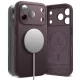 Ringke Silicone Magnetic MagSafe Dark Cherry iPhone 18 Pro Max tok, bordó