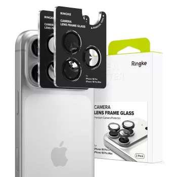   Ringke Camera Frame Protector 2 db / Pro Max iPhone 18 Pro kameravédő, fekete