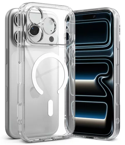 Ringke Fusion Magnetic MagSafe iPhone 17 Pro / 18 Pro tok, átlátszó