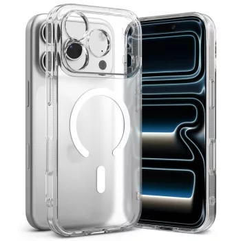   Ringke Fusion Magnetic MagSafe iPhone 17 Pro / 18 Pro tok, matt átlátszó