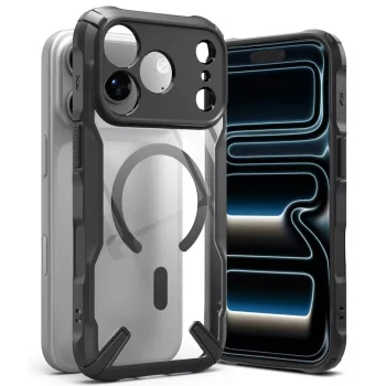   Ringke Fusion X Magnetic MagSafe iPhone 17 Pro / 18 Pro tok, fekete