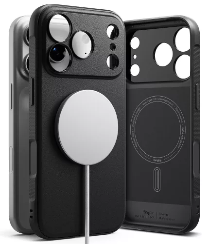 Ringke Onyx Magnetic MagSafe iPhone 17 Pro / 18 Pro tok, fekete