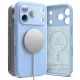 Ringke Silicone Magnetic MagSafe iPhone 18 Pro tok, világoskék