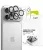 Ringke Camera Full Cover 2 db iPhone 18 Pro kameravédő, fekete