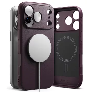   Ringke Onyx Magnetic MagSafe iPhone 17 Pro Max / 18 Pro Max tok, bordó