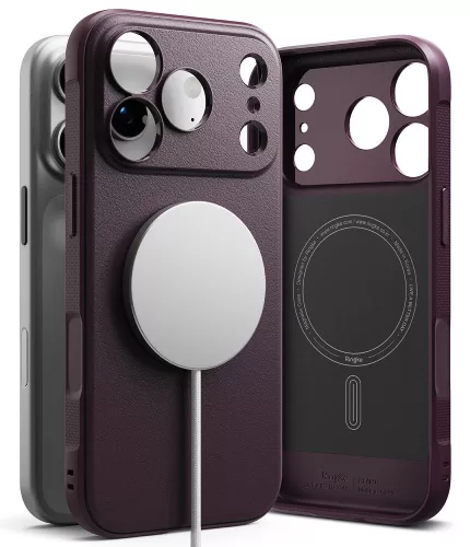 Ringke Onyx Magnetic MagSafe iPhone 17 Pro Max / 18 Pro Max tok, bordó