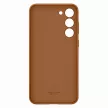 Samsung bőr tok Samsung Galaxy S23 Plus (EF-VS916LAEGWW) valódi tevebőr tok, barna