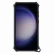 Samsung Robusztus Gadget tok Samsung Galaxy S23 Plus, EF-RS916CBEGWW, robusztus tok, gyűrűs tartó állvány, szürke