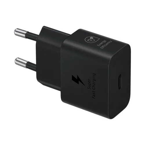 SAMSUNG original hálózati töltő Type C PD 3A 25W GaN EP-T2510NBEGEU, fekete