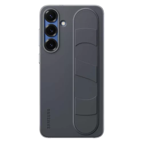 Samsung Standing Grip Case EF-GS936CBEGWW Silicone Case with Holder/Stand Samsung Galaxy S25 Plus tok, fekete