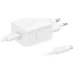 Samsung T4511 PD 45W hálózati töltő with USB-C/USB-C 5A battery, fehér