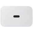 Samsung T4511 PD 45W hálózati töltő with USB-C/USB-C 5A battery, fehér