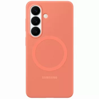   Samsung Silicone Magnet Samsung Galaxy S26 EF-ES942COE gyári tok, korallpiros