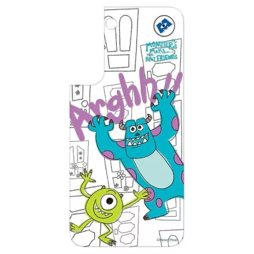 Samsung GP-TOS906HIAGW Frame Cover kompatibilis panel Samsung Galaxy S22 Plus Disney Monsters, fehér
