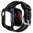 SPIGEN Rugged Armor "PRO" tok APPLE WATCH 4/5/6/7/8/9/SE (44/45 MM), fekete