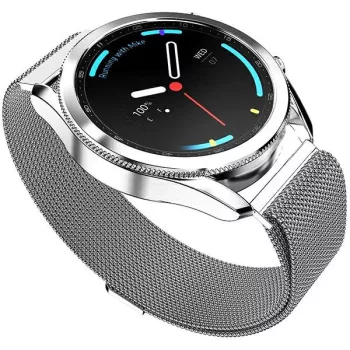 Mercury óraszíj Mesh Apple Watch 42/44/45mm, ezüst