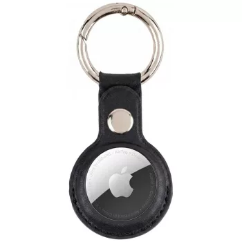 Mercury Case Leather AirTag, tok, fekete