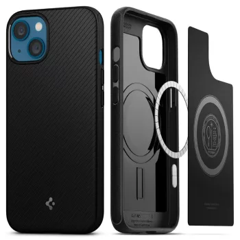 Spigen Mag Armor iPhone 13/14 tok, matt fekete ACS03546