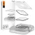 SPIGEN PROFLEX "EZ FIT" 2-PACK APPLE WATCH 7/8/9 (45 MM), átlátszó hibrid üvegfólia