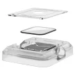 SPIGEN PROFLEX "EZ FIT" 2-PACK APPLE WATCH 7/8/9 (45 MM), átlátszó hibrid üvegfólia