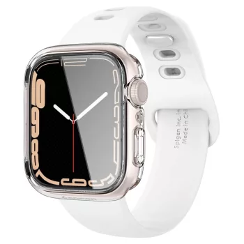 Spigen Ultra Hybrid Apple Watch 7/8/9 41 mm tok, átlátszó