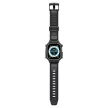 Spigen Rugged Armor Apple Watch Ultra 1/2 (49mm) ütésálló tok és óraszíj, fekete