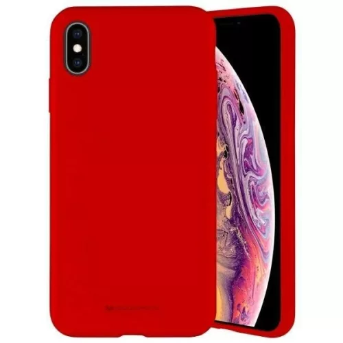 Mercury Silicone Case hátlap, tok Samsung Galaxy S23, piros