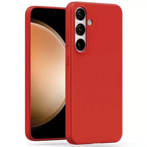 Mercury Soft Silicone Case hátlap, tok Samsung Galaxy S23 FE S711, piros