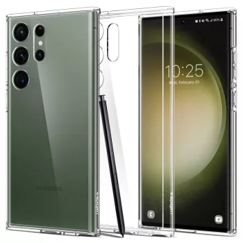   Spigen Ultra Hybrid tok Samsung Galaxy S23 Ultra, átlátszó