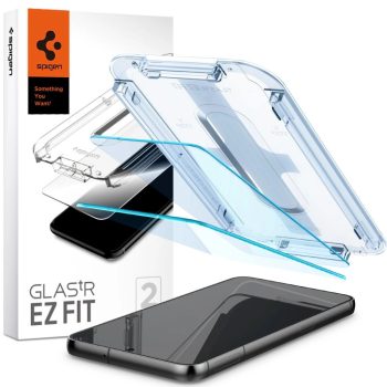   Spigen edzett üvegfólia GLAS.TR "EZ FIT" 2-Pack Samsung Galaxy S23, átlátszó üveghez