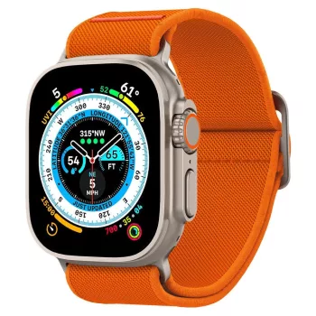   SPIGEN FIT LITE ULTRA óraszíj APPLE WATCH 4/5/6/7/8/9/SE/ULTRA 1/2 (42/44/45/49 MM), narancssárga