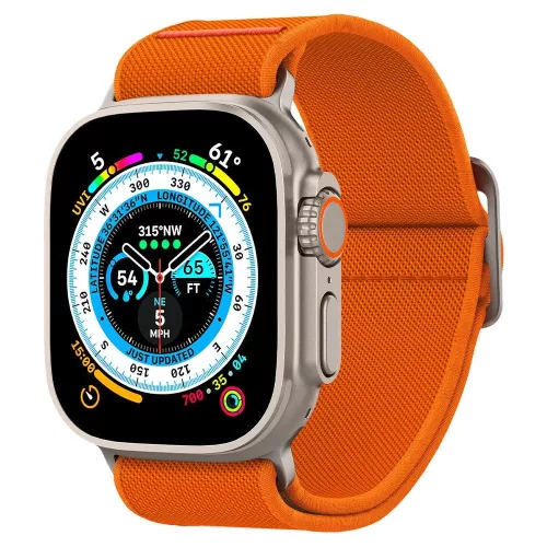 SPIGEN FIT LITE ULTRA óraszíj APPLE WATCH 4/5/6/7/8/9/SE/ULTRA 1/2 (42/44/45/49 MM), narancssárga
