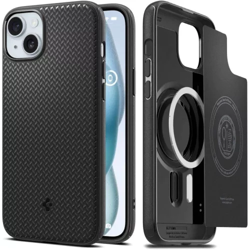 Spigen Mag Armor iPhone 15 6.1" MagSafe tok, matt fekete ACS06815