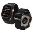 Spigen Lite Fit Pro Apple Watch Ultra 1/2 (49mm) matt tok és szövet szíj, fekete