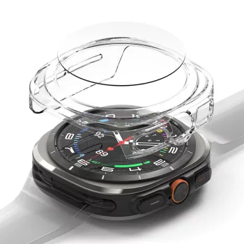   Ringke Slim & Tempered Glass Case + Glass Set Samsung Galaxy Watch Ultra 47mm, tok, átlátszó
