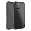 Ugly Rubber UMODEL case hátlap, tok iPhone 15 Plus 6,7", átlátszó-fekete