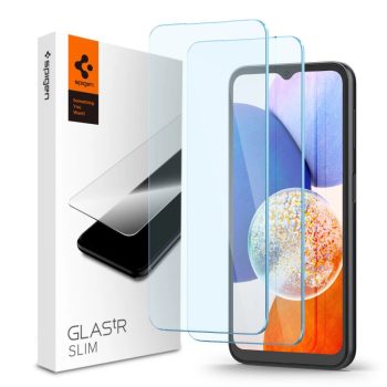   SPIGEN GLAS.TR SLIM 2DB GALAXY A15 4G / 5G / A25 5G / M15 5G CLEAR edzett üvegfólia