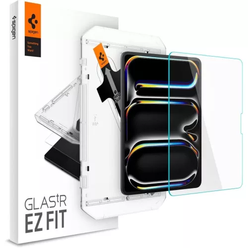 Spigen Glas.tR "EZ Fit" képernyővédő iPad Pro 13 (7. Gen, 2024), átlátszó