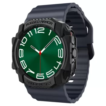   Spigen Rugged Armor Case Samsung Galaxy Watch Ultra (47mm), tok, matt fekete