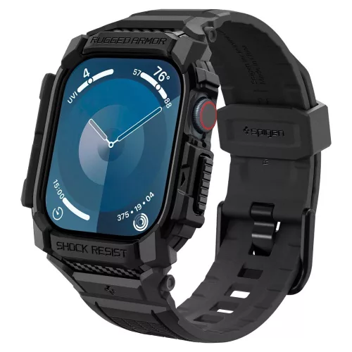 Spigen Rugged Armor Pro Apple Watch 10 42mm tok, fekete ACS08591