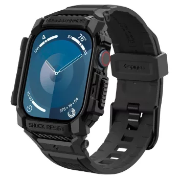   SPIGEN RUGGED ARMOR ”PRO” APPLE WATCH 10 (46 MM) MATTE tok, fekete