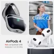 Spigen Classic C1 Case AirPods 4 tok, sötétszürke