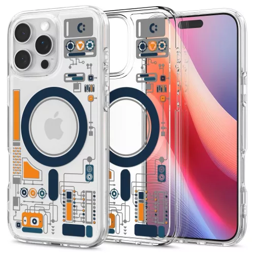 SPIGEN CYRILL ULTRA HYBRID MAG MAGSAFE IPHONE 16 PRO MAX ANALOGUE tok, mintás-átlátszó